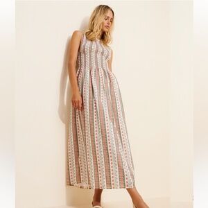 Hill House Multicolor A-Line Skirt